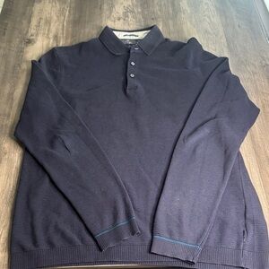 Ted Baker Navy Long Sleeve Shirt